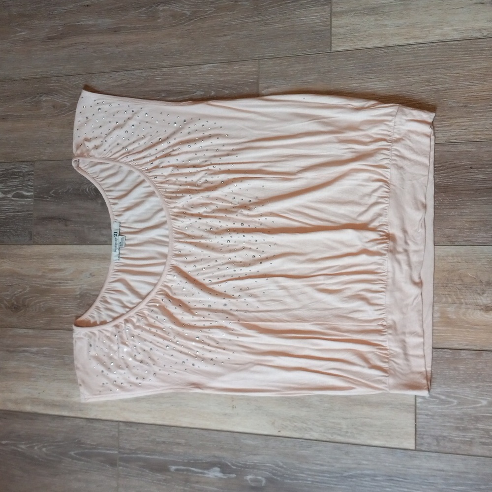 Forever 21 Sleeveless Bling Blouse